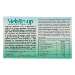 Melasin Up Integratore Melatonina 60 Compresse