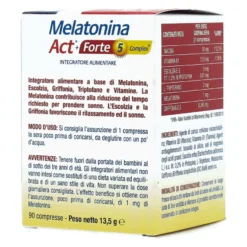 Melatonina Act Forte Integratore 90 Compresse