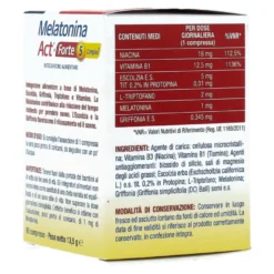 Melatonina Act Forte Integratore 90 Compresse