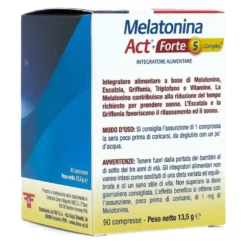 Melatonina Act Forte Integratore 90 Compresse