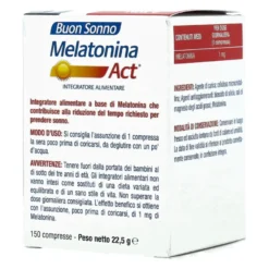 Melatonina Act 1mg 150 Compresse
