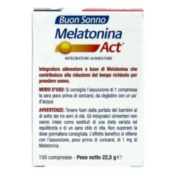 Melatonina Act 1mg 150 Compresse