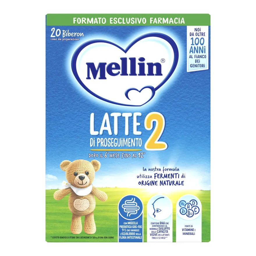 Mellin 2 Latte Di Proseguimento In Polvere 700g