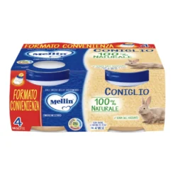 Mellin Omogeneizzato Coniglio 4x80g