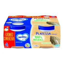 Mellin Omogeneizzato Platessa E Verdura 4x80g
