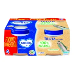 Mellin Omogeneizzato Trota E Verdure 4x80g