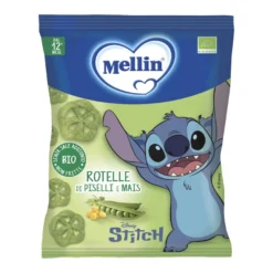 Mellin Snak Bio Rotelle Di Piselli 8+ Mesi 20g