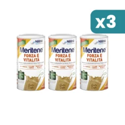 Meritene Forza E Vitalità Polvere Integratore Multivitaminico Caffè 3 confezioni da 270g