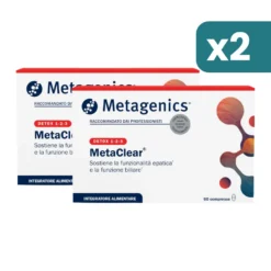 Metagenics Metaclear Epatica 2 confezioni da 60 Compresse