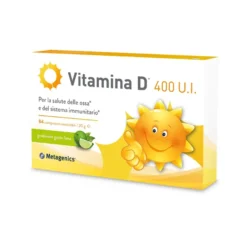 Metagenics Vitamina D Kids Ossa 400 Ui Gusto Lime 84 Compresse Masticabili
