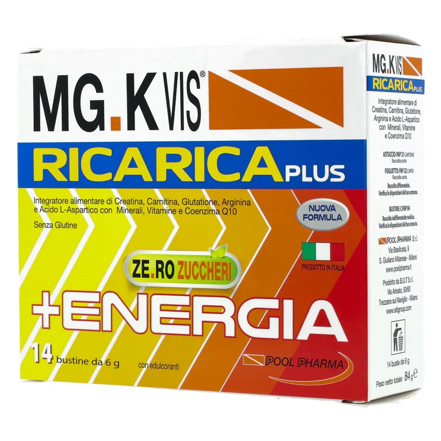 Mgk Vis Ricarica Plus Integratore Energetico 14 Bustine