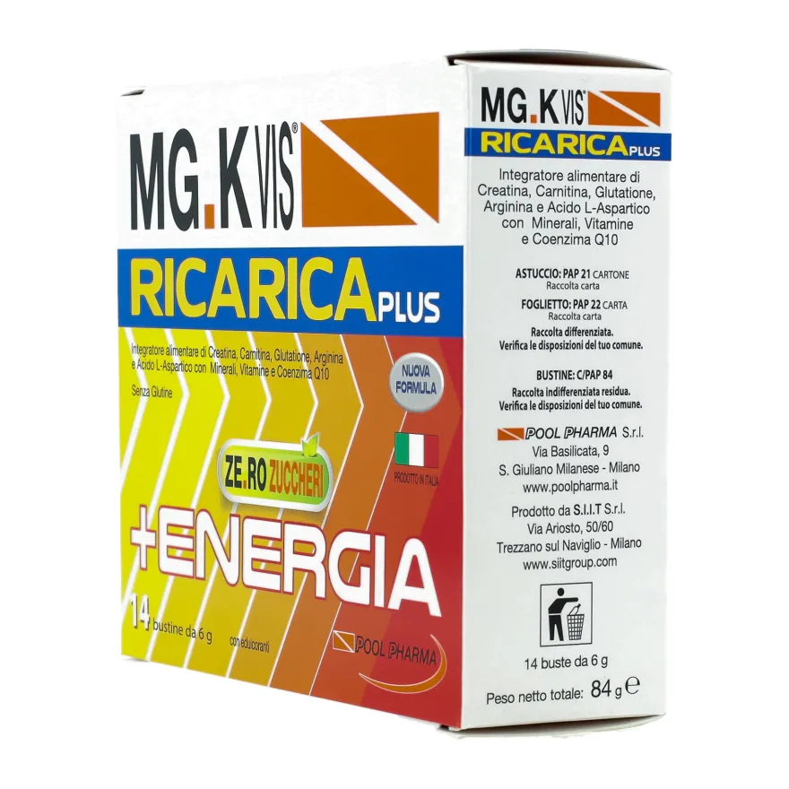 Mgk Vis Ricarica Plus Integratore Energetico 14 Bustine
