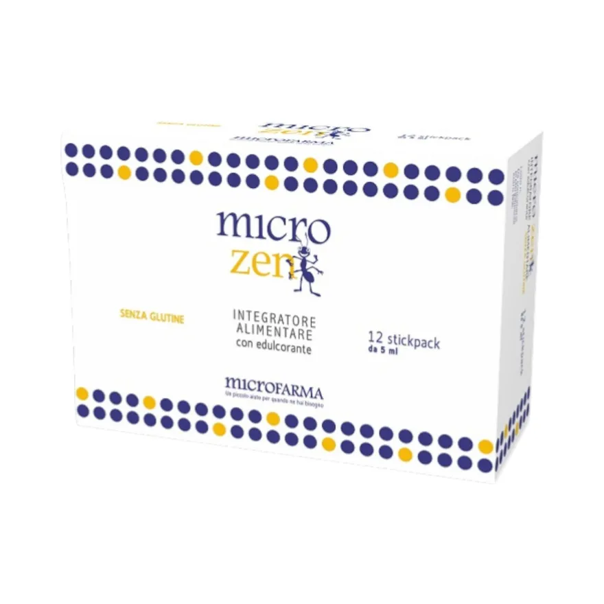 Microzen Integratore Antigas E Antinausea 12 Stick Pack
