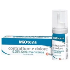 Miotens 0,25% Schiuma Cutanea Trattamento Contratture Dolore 30ml