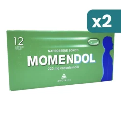 Momendol 220mg 2 confezioni da 12 Capsule