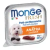 Monge Fresh Pat&eacute; Bocconcini Anatra Alimentazione Cane 100g