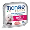 Monge Fresh Pat&egrave; Con Bocconcini Di Maiale Per Cane 100g
