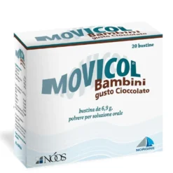 Movicol Trattamento Stitichezza Bambini Gusto Cioccolato 20 Bustine
