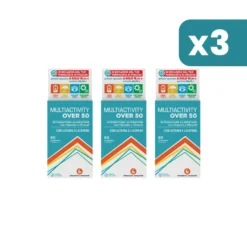 Multiactivity Over 50+ Integratore Polivalente 3 confezioni da 60 Compresse