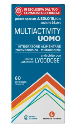 Multiactivity Uomo Integratore Polivalente 60 Compresse