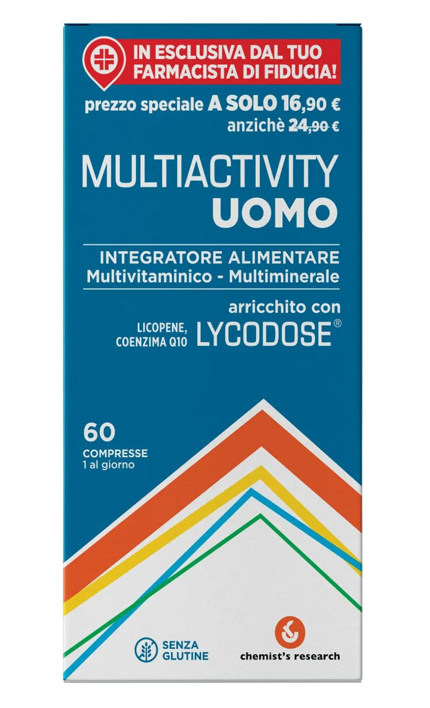 Multiactivity Uomo Integratore Polivalente 60 Compresse