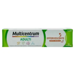 Multicentrum Adulti Effervescente Integratore Alimentare Multivitaminico Vitamina B C D3 Ferro 20 Compresse