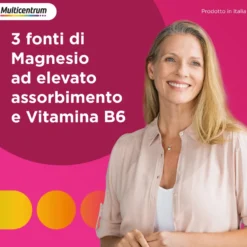 Multicentrum Boost Magnesio Integratore Alimentare Vitamina B6 Magnesio Pidolato Stanchezza 30 Bustine