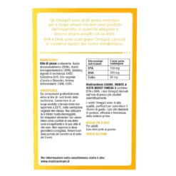 Multicentrum Cuore, Mente E Vista Boost Omega 3 120 Capsule