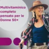 Multicentrum Donna 50+ Integratore Multivitaminico Multiminerale Calcio Ferro Acido Folico 60 Compresse