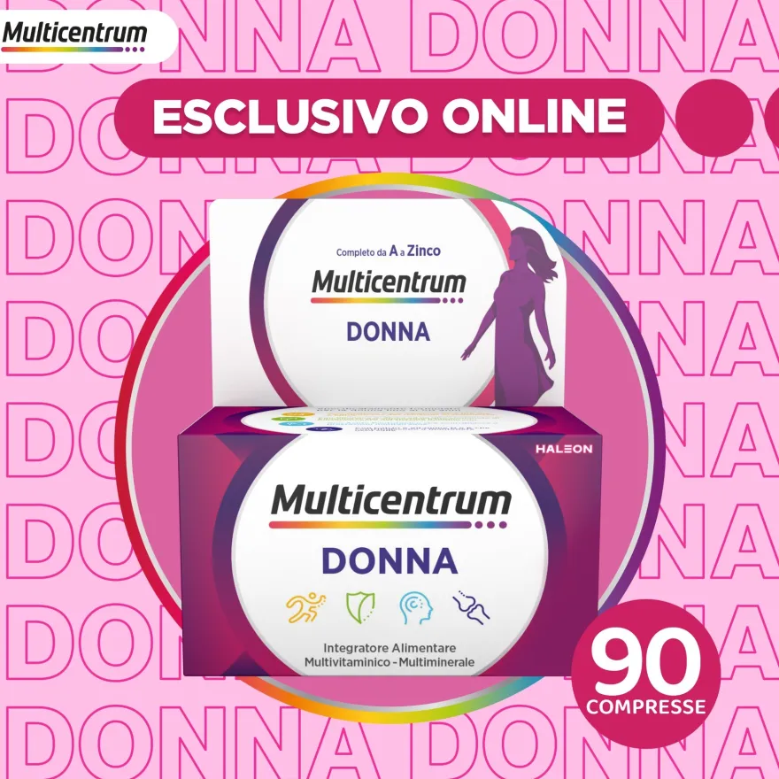 Multicentrum Donna Integratore Multivitaminico 90 Compresse