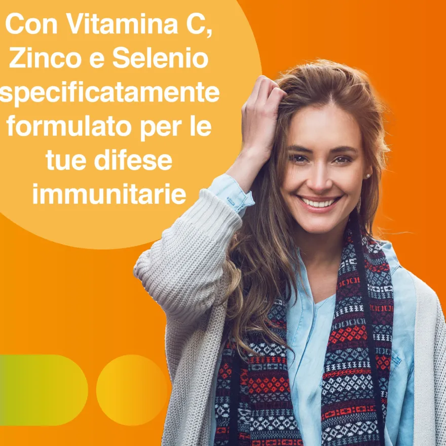 Multicentrum Immunità & Difesa Con Sambuco Integratore Alimentare Vitamina C Difese Immunitarie 30 Compresse