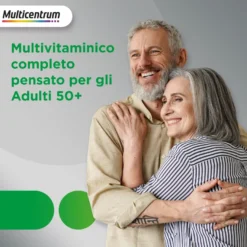 Multicentrum Select 50+ Integratore Alimentare Multivitaminico Vitamina B D E Magnesio Calcio 30 Compresse
