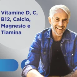 Multicentrum Uomo 50+ Integratore Alimentare Multivitaminico Vitamina D3 C B Zinco Magnesio 60 Compresse