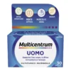 Multicentrum Uomo Integratore Alimentare Multivitaminico Vitamina B D3 A Calcio Magnesio 30 Compresse