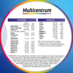 Multicentrum Uomo Integratore Multivitaminico Per Uomini 90 Compresse