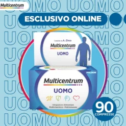 Multicentrum Uomo Integratore Multivitaminico Per Uomini 90 Compresse