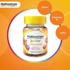 Multicentrum Vitagummy Integratore Vitamine Minerali Bambini 3+ Vitamina D Iodio Ferro 30 Caramelle