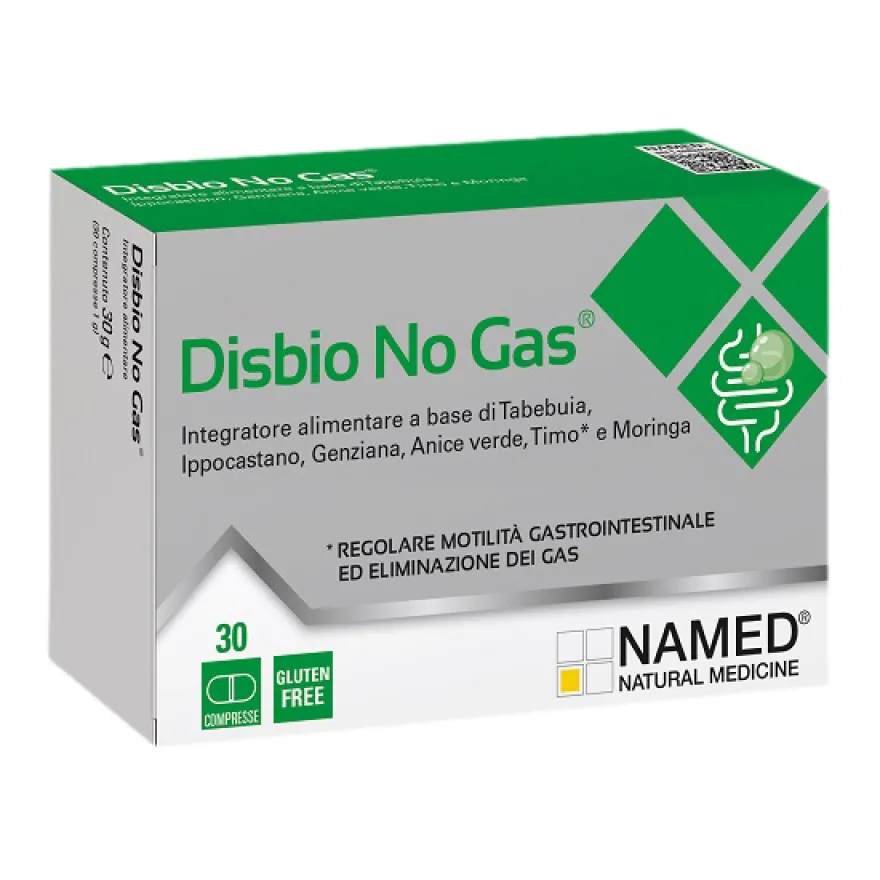 Named Disbio No Gas 30 Compresse Per Gonfiore E Apparato Digerente