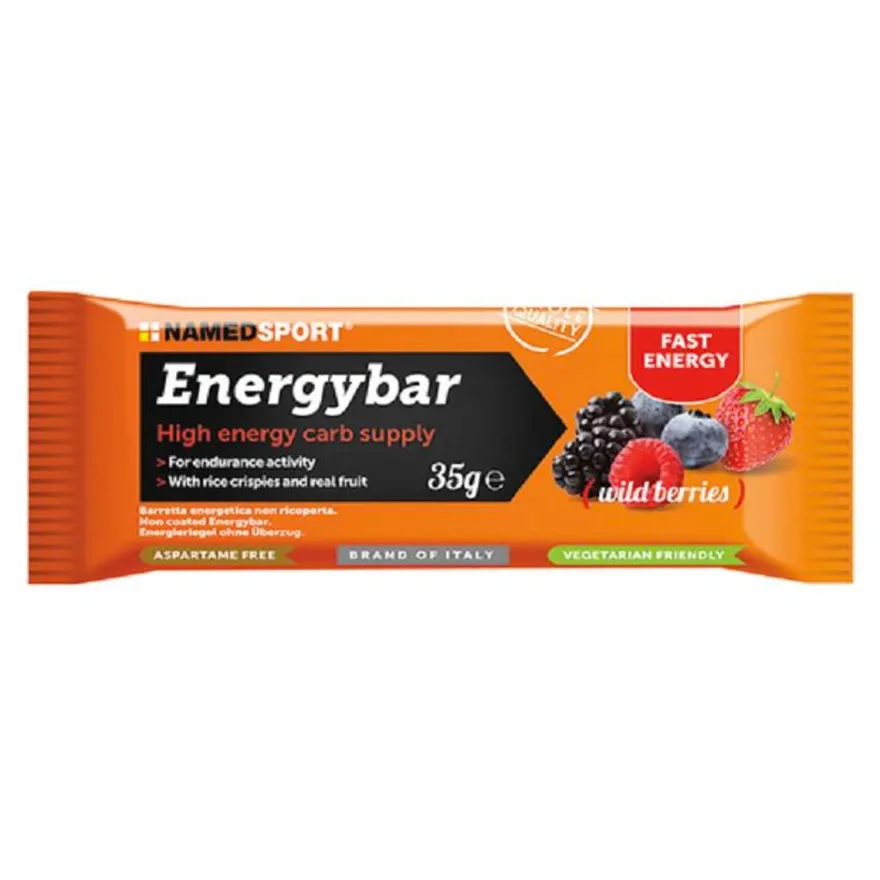 Named Sport Energybar Fruit Bar Wild Berrie Barretta Proteica 35g