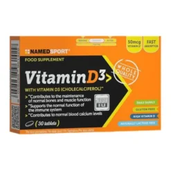Named Sport Vitamin D3 Integratore Ossa E Muscoli 30 Compresse