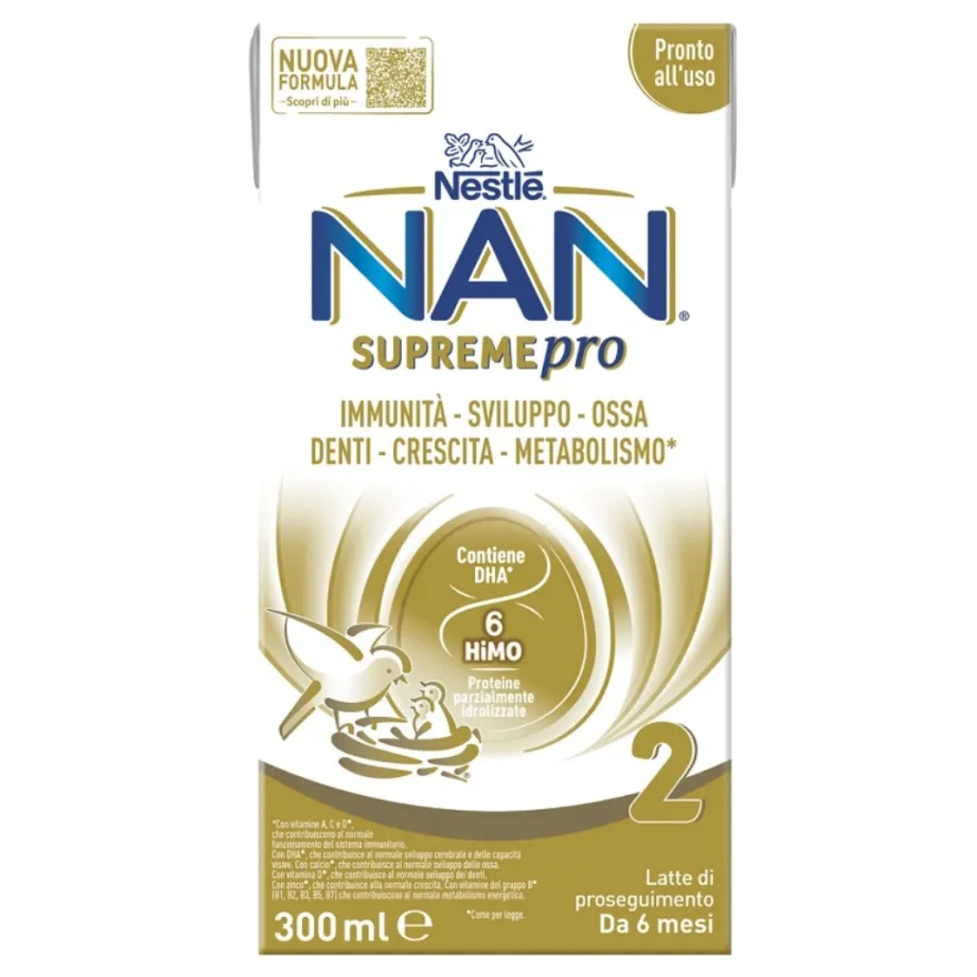 Nan Supreme Pro 2 Latte Di Proseguimento Per Lattanti Dai 6 Mesi 300ml