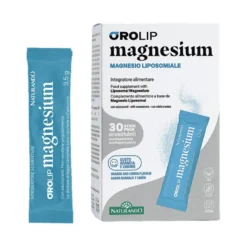 Naturando Orolip Magnesium Integratore Magnesio Liposomiale Gusto Arancia Limone 30 Stick
