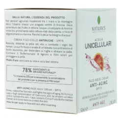 Nature's Acque Unicellulari Crema Viso Anti-age 50ml