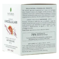 Nature's Acque Unicellulari Crema Viso Anti-age 50ml