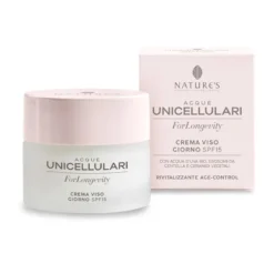 Nature's Acque Unicellulari Forlongevity Crema Viso Giorno Spf15 50ml