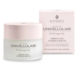 Nature's Acque Unicellulari Forlongevity Crema Viso Giorno E Notte Age Control 50ml