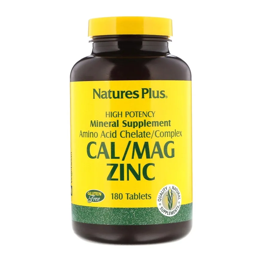 Natures Plus Calcio Magnesio Zinco 90 Tavolette