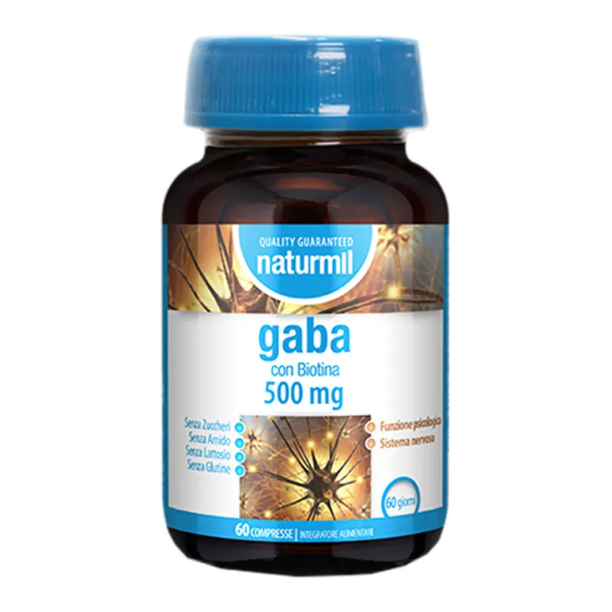 Naturmilgaba 500mg 60 Capsule Tonico Psico-fisico E Memoria