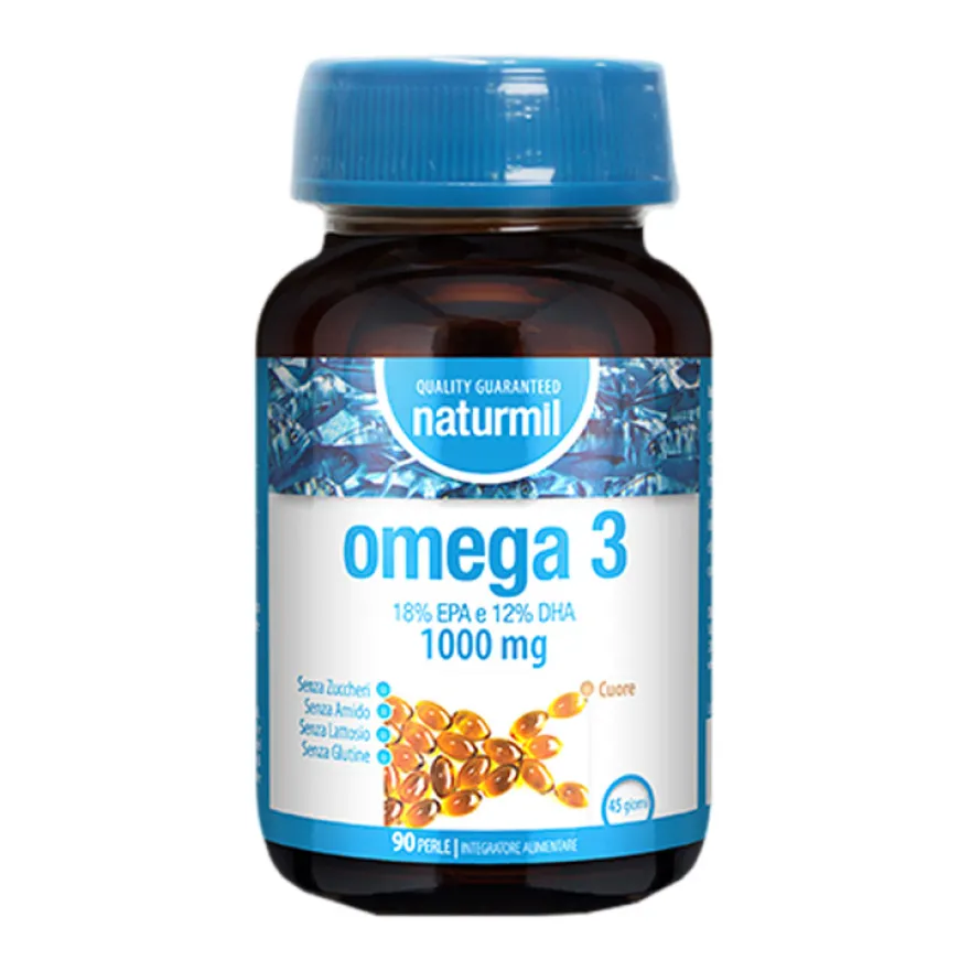 Naturmil Omega 3 1000mg Supporto Cuore E Pressione 90 Perle
