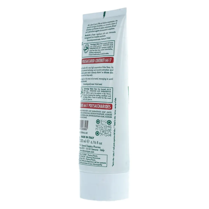 Natur Unique Aloe Attiva Gel Puro Anti Arrossamento Pelle 200ml